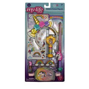 My Life as 18" Doll Unicorn Trainer Play Set Accessories New Gift Stickers